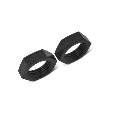 Russell Performance -8 AN Bulkhead Nuts 3/4in -16 Thread Size (Black) - 661903