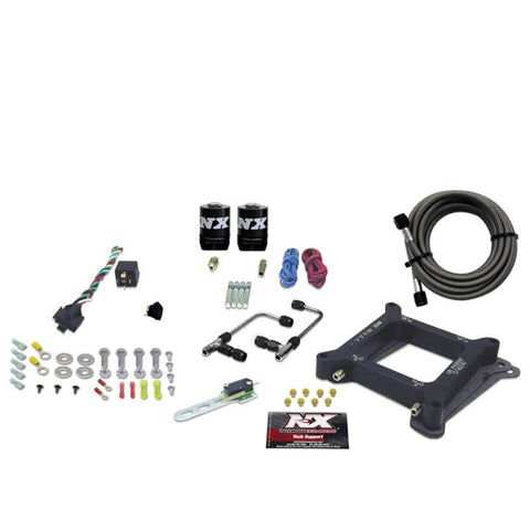 Nitrous Express 4150 Gemini Pro-Power Alcohol Nitrous Kit (100-500HP) w/o Bottle - 60545-00