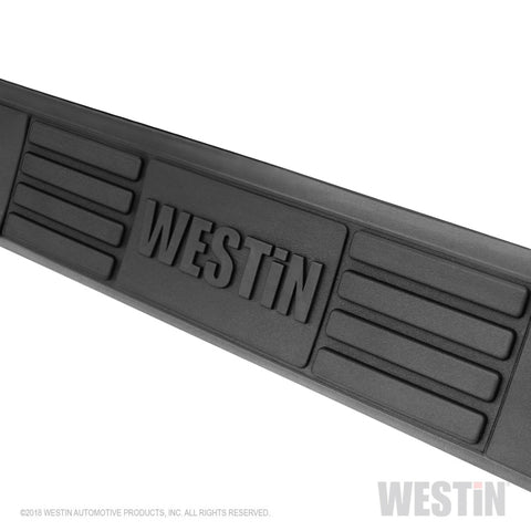 Westin 2019 Chevrolet Silverado/Sierra 1500 Crew Cab E-Series 3 Nerf Step Bars - Black - 23-4135