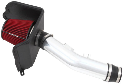 Spectre 10-18 Toyota FJ 10-15 4Runner V6-4.0L F/I Air Intake Kit - Polished w/Red Filter - 9002