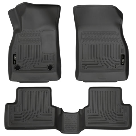 Husky Liners 11-12 Chevrolet Cruze WeatherBeater Combo Black Floor Liners - 98161