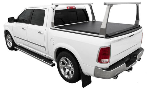 Access ADARAC Aluminum Uprights 12in Vertical Kit (2 Uprights w/ 1 66in Cross Bar) Silver Truck Rack - 4005596