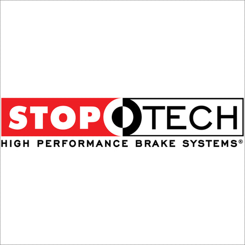 StopTech 2015 Ford Mustang GT Front Big Brake Kit Silver ST-60 Calipers 380x34mm Slotted 1pc Rotors - 82.345.6100.61