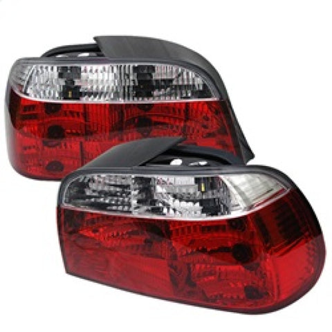 Spyder BMW E38 7-Series 95-01 Crystal Tail Lights Red Clear ALT-YD-BE3895-RC - 5000651