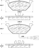 StopTech Street Touring Brake Pads - 308.07681