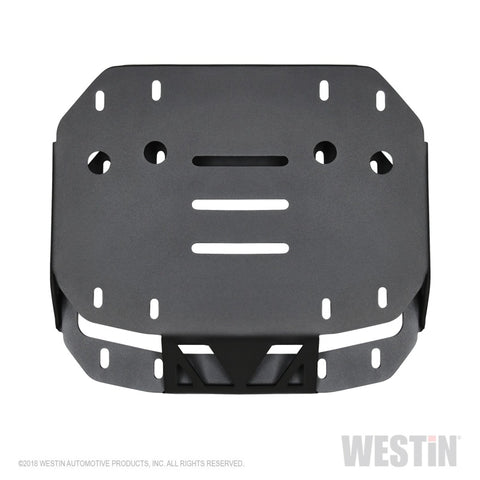 Westin 18-19 Jeep Wrangler JL WJ2 Spare Tire Relocator - Textured Black - 59-89005