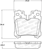 StopTech Street Brake Pads - 308.12830