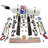 Nitrous Express SX2 Dual Stage/Alcohol - 8 Solenoid Nitrous Kit (200-1200HP) w/15lb Bottle - 90095-15