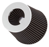 Spectre Adjustable Conical Air Filter 5-1/2in. Tall (Fits 3in. / 3-1/2in. / 4in. Tubes) - Black - 8131