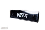 Turbo XS 08-14 Subaru WRX/STi Billet Aluminum License Plate Delete Black Machined WRX Logo - WS08-LPD-BLK-WRX