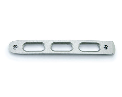 DV8 Offroad 2007-2018 Jeep JK Silver Slot Style Door Handle Inserts - Set Of 3 - D-JP-190026-AL-3