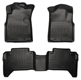 Husky Liners 05-13 Toyota Tacoma WeatherBeater Combo Black Floor Liners - 98951