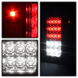 Spyder Jeep Wrangler 07-15 LED Tail Lights Red Clear ALT-YD-JWA07-LED-RC - 5070401