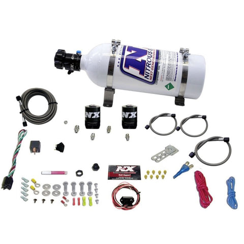 Nitrous Express Universal Fly By Wire Single Nozzle Nitrous Kit w/5lb Bottle (Incl TPS Switch) - 20919-05