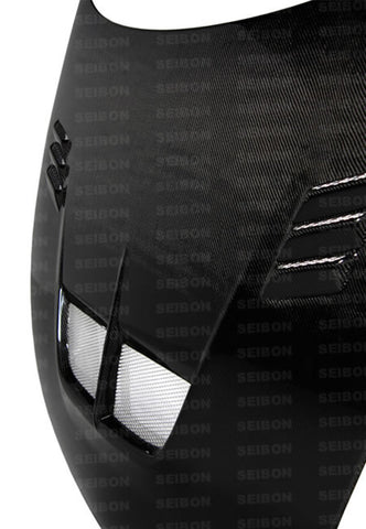 Seibon 09-12 Nissan 370z/Fairlady Z (Z34) BD-style Carbon Fiber Hood - HD0910NS370-BD