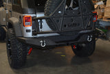 DV8 Offroad 07-18 Jeep Wrangler JK Rear Bumper Full Length - RBSTTB-09