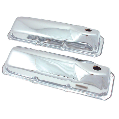 Spectre Ford 351C Valve Cover Set - Chrome - 5263