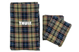 Thule Flannel Sheets for 4-Person Tents - Plaid Blue-Green - 901822