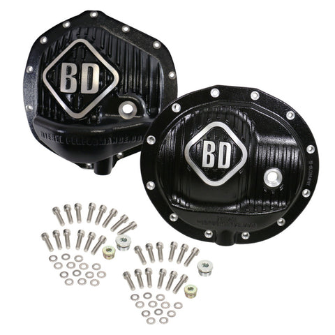 BD Diesel Differential Cover Pack Front & Rear - 14-18 Ram 2500/3500 w/o Rear Coil Springs - 1061829