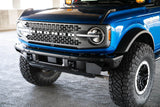 DV8 Offroad 21-22 Ford Bronco Factory Front Bumper License Relocation Bracket - Side - LPBR-02