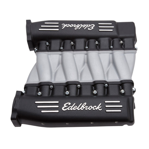 Edelbrock Manifold Chevy Ls LS3 Cross Ram w/ Black Plenums - 71413