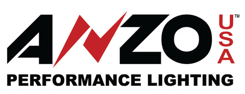 ANZO Projector Headlights 15-17 Chevrolet Silverado 2500HD / 3500HD Chrome w/ Chrome Rim - 111366