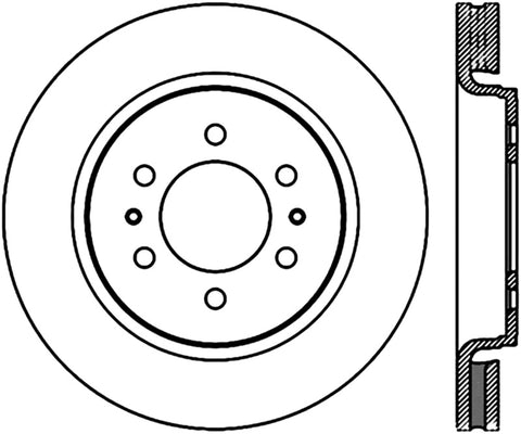 StopTech Slotted Sport Brake Cryo Rotor 07-12 Ford Expediton - 126.65119CSL