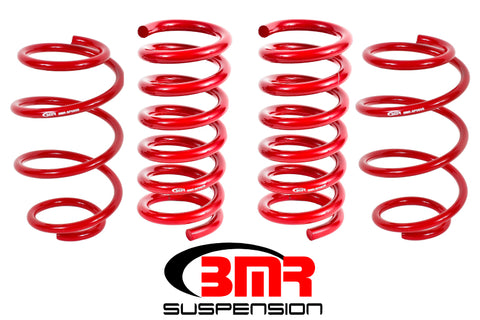 BMR 15-17 S550 Mustang Performance Version Lowering Springs (Set Of 4) - Red - SP763R