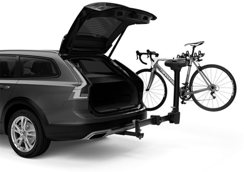 Thule Apex XT Swing 4 - Hanging Hitch Bike Rack w/Swing-Away Arm (Up to 4 Bikes) - Black - 9027XT