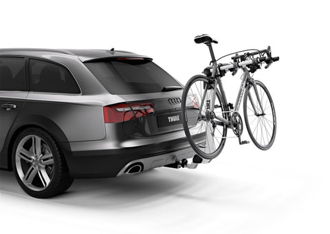 Thule Helium Pro 3 - Hanging Hitch Bike Rack w/HitchSwitch Tilt-Down (Up to 3 Bikes) - Silver - 9043PRO