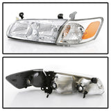 xTune 00-01 Toyota Camry 4pc OEM Style Headlights w/Corner Lights - Chrome (HD-JH-TCAM00-SET-C) - 9042812