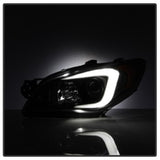 Spyder Subaru WRX 2006-2007 Projector Headlights - Halogen Only - Black PRO-YD-SWRX06-LBDRL-BK - 5083920