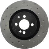 StopTech Sport Cross Drilled Brake Rotor - Front Right - 128.34114L