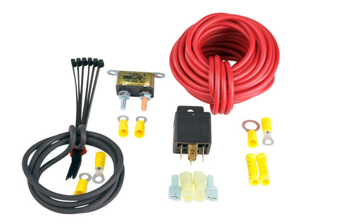 Aeromotive 30 Amp Fuel Pump Wiring Kit (Incl. Relay/Breaker/Wire/Connectors) - 16301