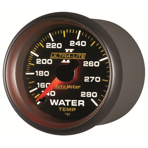 Autometer Ultra-Lite II 52mm 140-280 Deg F Mechanical Water Temp Gauge - 4931