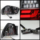 Spyder BMW E90 3-Series 06-08 4Dr LED Indicator LED Tail Lights Blk ALT-YD-BE9006-LBLED-G2-BK - 5071958