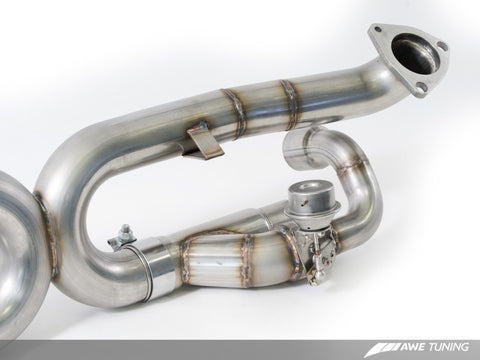 AWE Tuning Porsche 991 SwitchPath Exhaust for Non-PSE Cars Diamond Black Tips - 3025-43014