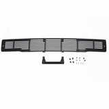 Putco 15-17 Ford F-150 - Stainless Steel Black Bar Design Bumper Grille Inserts - 87160