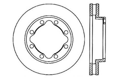 StopTech Drilled Sport Brake Rotor - 128.66026L