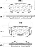 StopTech Street Select Brake Pads - Front - 305.10370