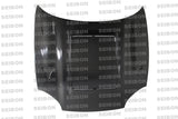 Seibon 94-98 Mitsubishi 3000GT DVII Carbon Fiber Hood - HD9498MITGT-DVII