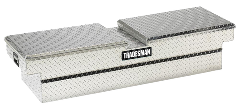 Tradesman Aluminum Economy Cross Bed Truck Tool Box (70in./Side Opening) - Brite - 111051