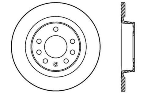 StopTech Drilled Sport Brake Rotor - 128.62094L