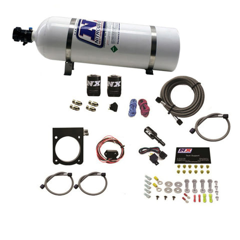 Nitrous Express Dodge 3.6L V6 Nitrous Plate Kit (50-200HP) w/15lb Bottle - 20971-15