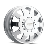 Mayhem 8181 Challenger Dually 22x8.25 / 10x225 BP / 169mm Offset / 170.1mm Hub Polished Wheel - 8181-22820P