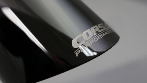 Corsa Single Universal 3.0in Inlet / 4.0in Outlet Black PVD Pro-Series Tip Kit - TK006BLK