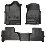 Husky Liners 2015 Chevy/GMC Tahoe/Yukon WeatherBeater Combo Black Floor Liners - 99201