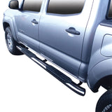 Westin 2005-2017 Toyota Tacoma Double Cab PRO TRAXX 5 Oval Nerf Step Bars - SS - 21-52770