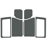 DEI 18-23 Jeep Wrangler JL 2-Door Boom Mat Complete Headliner Kit - 7 Piece - White - 50281