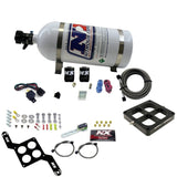 Nitrous Express Dominator Single Entry Billet Crossbar Stage 6 Nitrous Kit (50-300HP) w/10lb Bottle - 63070-10